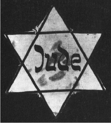 The yellow star  with the word Jude